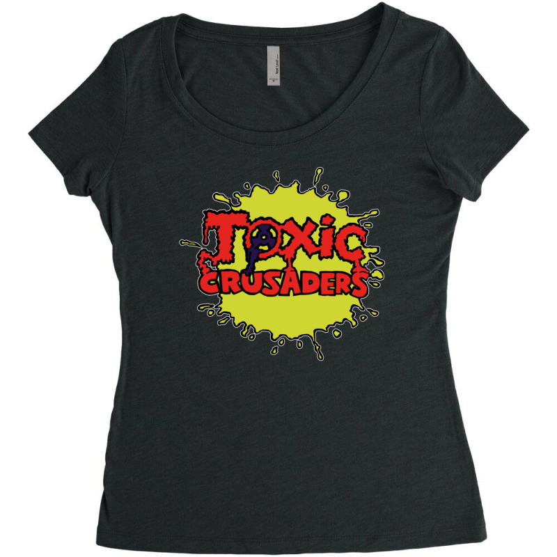 Toxic Crusaders 1 Women's Triblend Scoop T-shirt by AaronFosterJr. | Artistshot