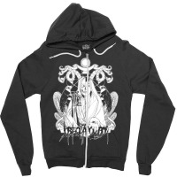 Famous Cowboy Death Metal Zipper Hoodie | Artistshot