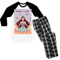 Share Love Men's 3/4 Sleeve Pajama Set | Artistshot