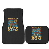 Cute Product Of The 80s Party Neon Colors Music Pop Tee Design Print Full Set Car Mats | Artistshot