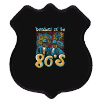 Cute Product Of The 80s Party Neon Colors Music Pop Tee Design Print Shield Patch | Artistshot