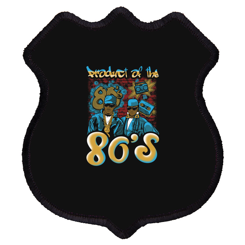 Cute Product Of The 80s Party Neon Colors Music Pop Tee Design Print Shield Patch | Artistshot