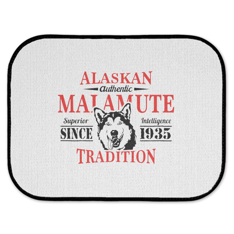 Alaskan Malamute Tradition Rear Car Mat | Artistshot