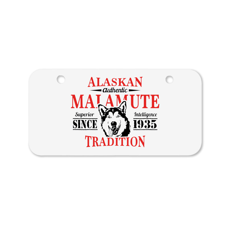 Alaskan Malamute Tradition Bicycle License Plate | Artistshot