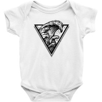 Wave In Triangle For Light Baby Bodysuit | Artistshot