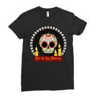 Artistshot Hot Trend Nicaragua Calavera Country Day Of The Dead Dia De Ladies Fitted T-shirt | Artistshot