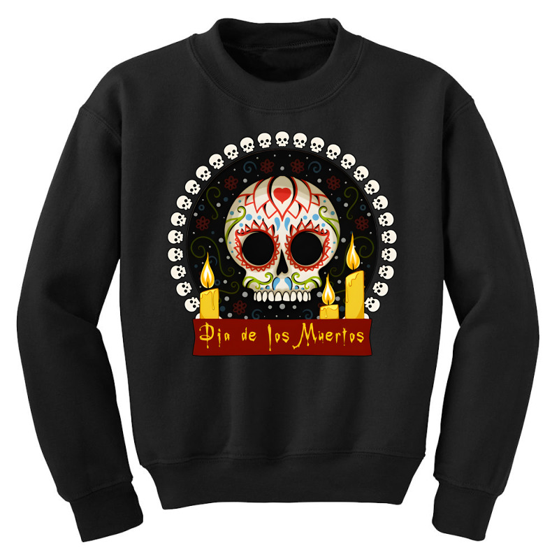 Artistshot Hot Trend Nicaragua Calavera Country Day Of The Dead Dia De Youth Sweatshirt by brumfieldportillo7vlpq8 | Artistshot