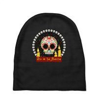 Artistshot Hot Trend Nicaragua Calavera Country Day Of The Dead Dia De Baby Beanies | Artistshot