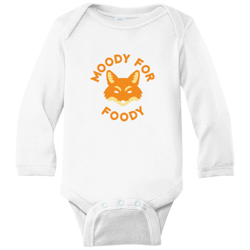 Moody For Foody Long Sleeve Baby Bodysuit | Artistshot