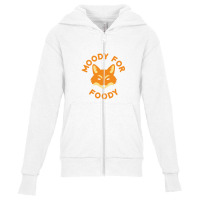 Moody For Foody Youth Zipper Hoodie | Artistshot