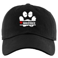 Artistshot Hot Trend Animal Dog Grunge Heart Paw Pet Andalusian Rat Hu Kids Cap | Artistshot