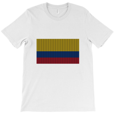 Flag Of Colombia T-shirt Designed By Chakib Alami