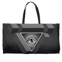 3d Freemasonry Illuminati Eye Of Providence Weekender Totes | Artistshot