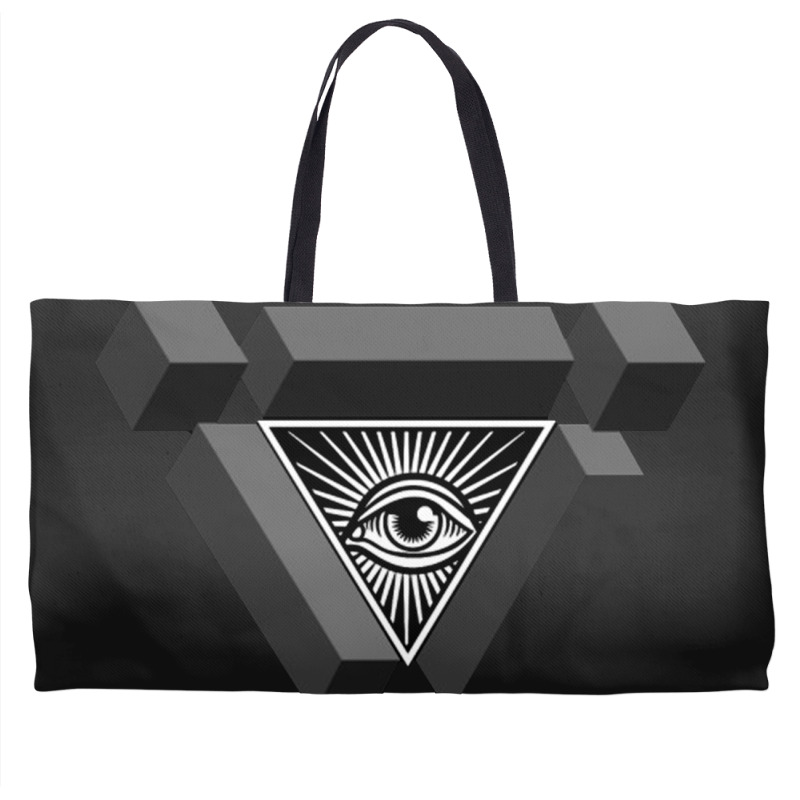 3d Freemasonry Illuminati Eye Of Providence Weekender Totes | Artistshot