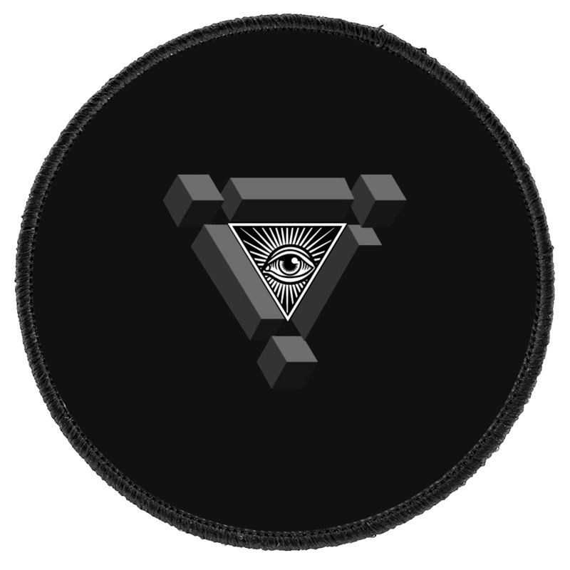 3d Freemasonry Illuminati Eye Of Providence Round Patch | Artistshot