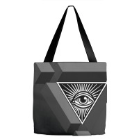 3d Freemasonry Illuminati Eye Of Providence Tote Bags | Artistshot