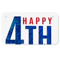 4 July Day Motorcycle License Plate | Artistshot