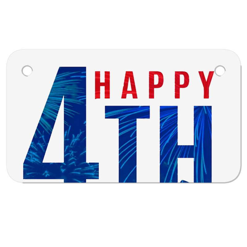 4 July Day Motorcycle License Plate | Artistshot