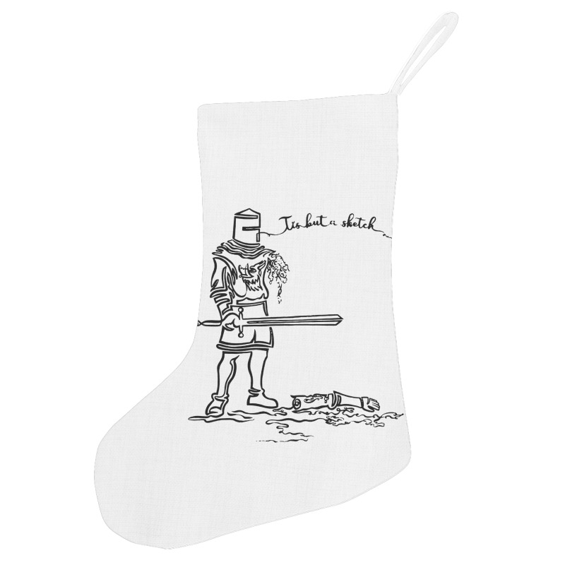 Tis But A ,sketch Holiday Stocking | Artistshot