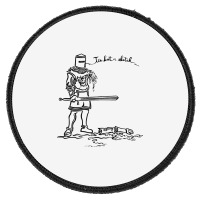 Tis But A ,sketch Round Patch | Artistshot