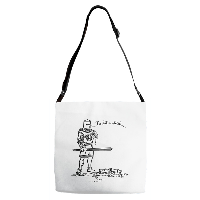 Tis But A ,sketch Adjustable Strap Totes | Artistshot