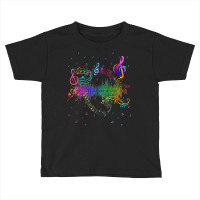 Beautiful Music Notes T Shirt Toddler T-shirt | Artistshot