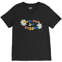 Real Men Get Pegged V-neck Tee | Artistshot