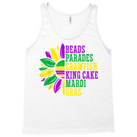 Beads Parades Crawfish King Cake Mardi Gras Celebration T Shirt Tank Top | Artistshot