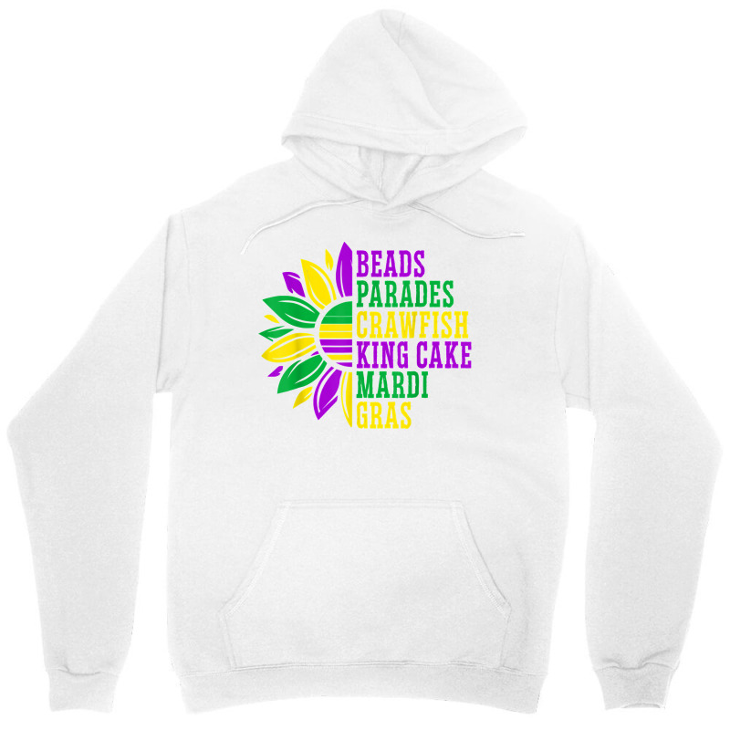 Beads Parades Crawfish King Cake Mardi Gras Celebration T Shirt Unisex Hoodie | Artistshot