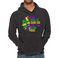 Beads Parades Crawfish King Cake Mardi Gras Celebration T Shirt Vintage Hoodie | Artistshot