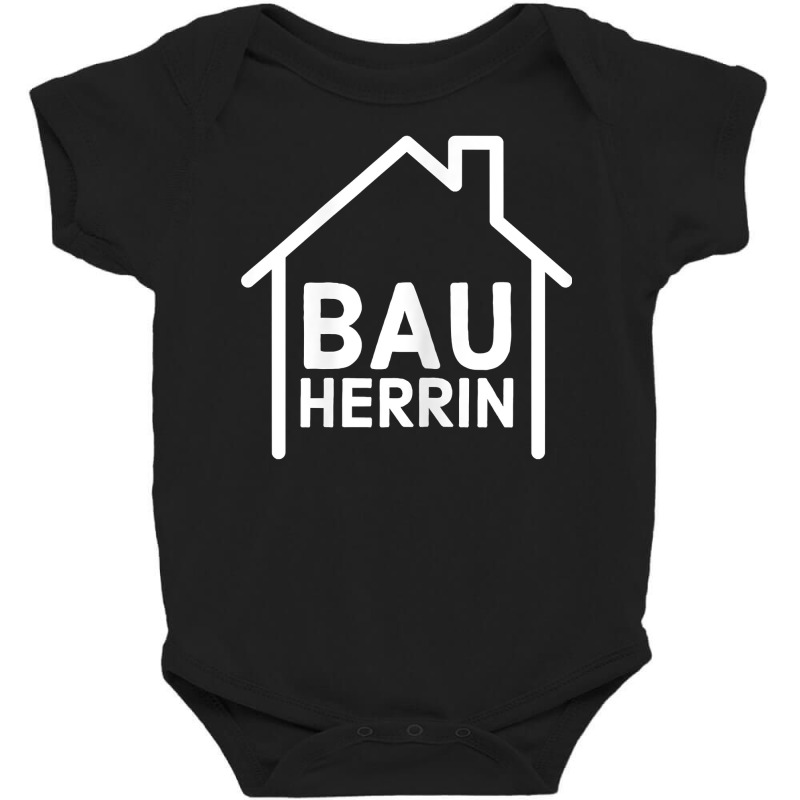 Womens Bauherr Builder  Hauslebauer Partner Outfit Topping Out House T Baby Bodysuit | Artistshot