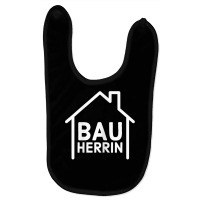 Womens Bauherr Builder  Hauslebauer Partner Outfit Topping Out House T Baby Bibs | Artistshot