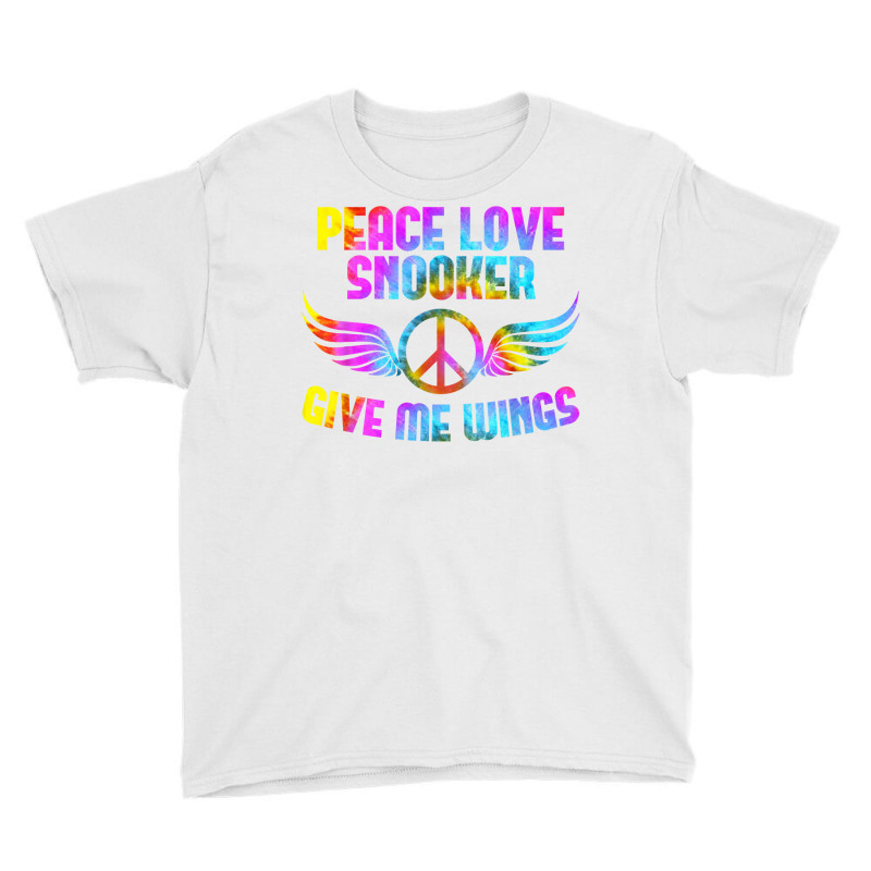 Billiard Ball Pool Table Billiards Peace Love Snooker T Shirt Youth Tee | Artistshot