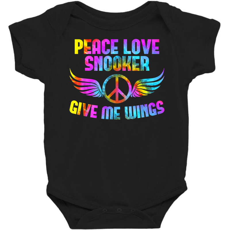 Billiard Ball Pool Table Billiards Peace Love Snooker T Shirt Baby Bodysuit | Artistshot