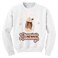 But First Chocolate Milkshake T Shirt Youth Sweatshirt | Artistshot