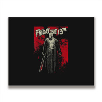 Friday The 13th Jason Drip T Shirt Metal Print Horizontal | Artistshot