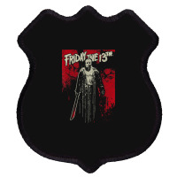 Friday The 13th Jason Drip T Shirt Shield Patch | Artistshot