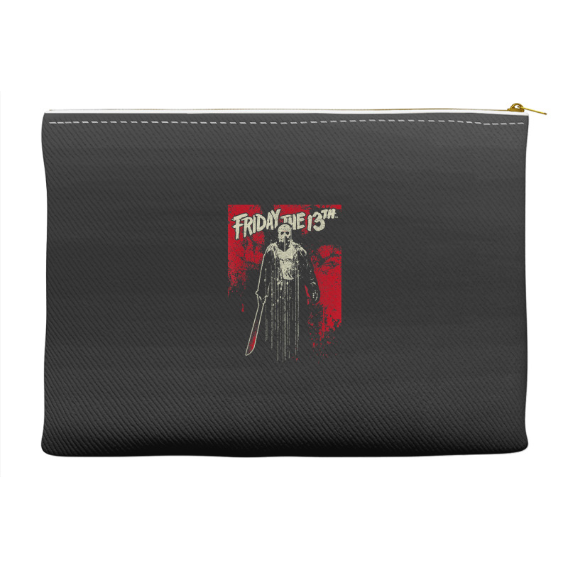 Friday The 13th Jason Drip T Shirt Accessory Pouches | Artistshot