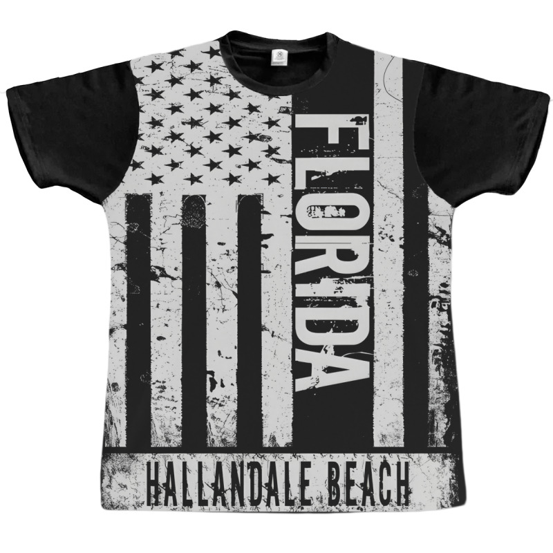 Artistshot Hot Trend Hallandale Beach Florida Hallandale Beach America Graphic T-shirt by lykhongduong9enev3 | Artistshot