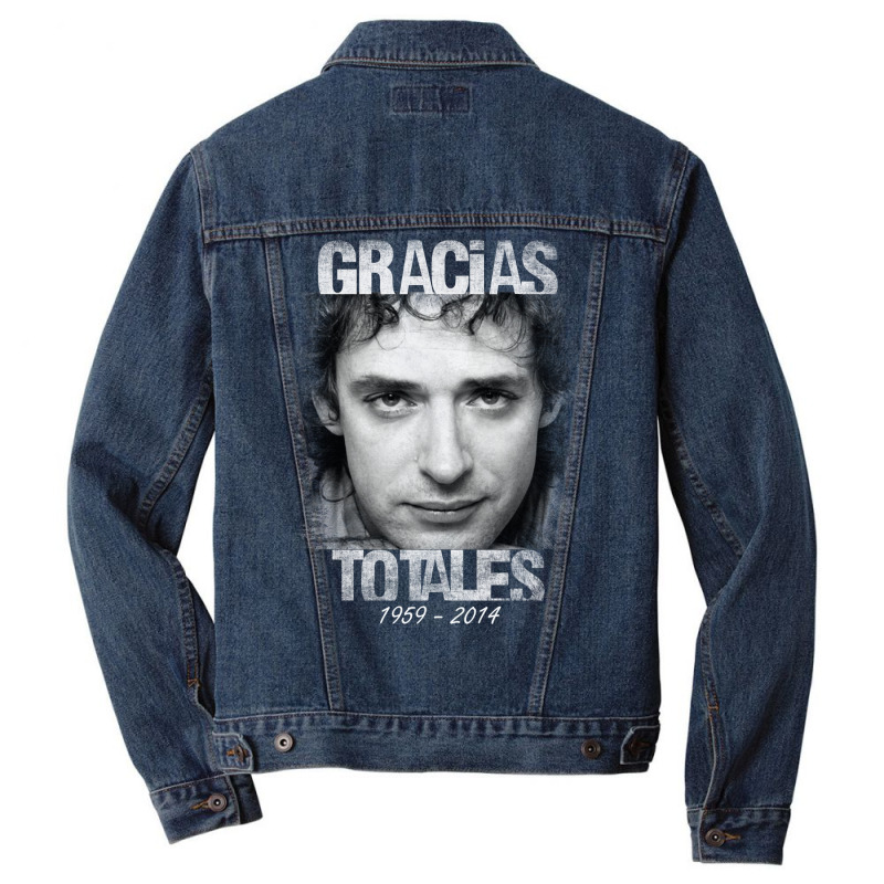 Gustavo Cerati Gracias Totales Men Denim Jacket by maapeoblebus | Artistshot