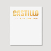 Castillo Limited Edition Last Name Personalized Surname T Shirt Portrait Canvas Print | Artistshot