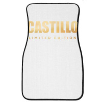 Castillo Limited Edition Last Name Personalized Surname T Shirt Front Car Mat | Artistshot