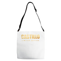 Castillo Limited Edition Last Name Personalized Surname T Shirt Adjustable Strap Totes | Artistshot