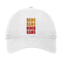 Bang Bang Niner Gang Football Adjustable Cap | Artistshot