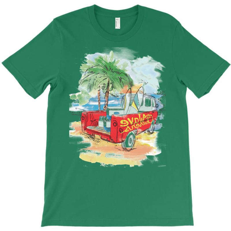 Beach Car Sunset T-shirt | Artistshot