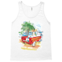 Beach Car Sunset Tank Top | Artistshot