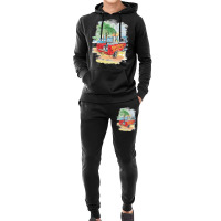 Beach Car Sunset Hoodie & Jogger Set | Artistshot