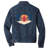 Beach Paradise Men Denim Jacket | Artistshot