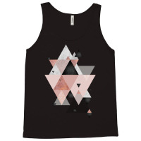 Geometric Compilation In Rose Gold And Blush Pink Tank Top | Artistshot