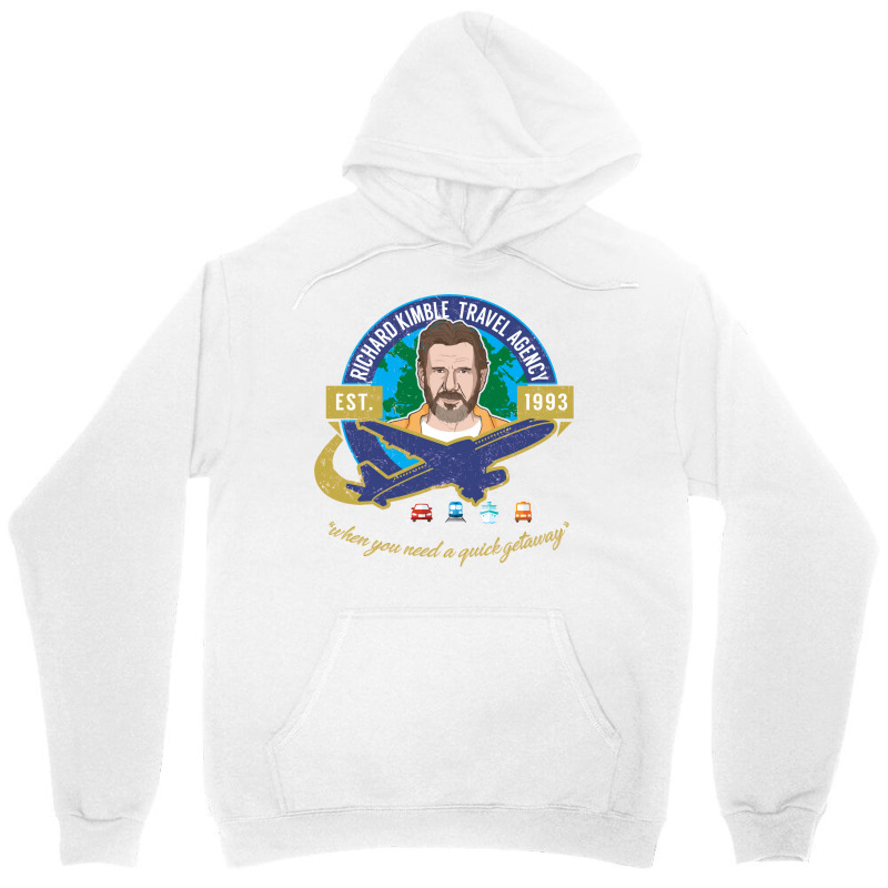 Richard Kimble Travel Agency Unisex Hoodie by vilykinuef | Artistshot